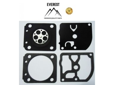 Karbiuratoriaus membranos komplektas tinkanits Stihl fs45, fs46, fs120, fs200, fs250, fs300 008196