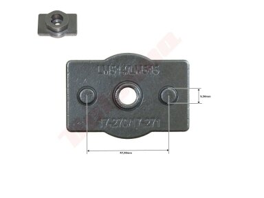 Peilio laikiklis tinkanits HUSQVARNA 22,2mm 006661 Peilio laikiklis tinkanits HUSQVARNA 22,2mm 006661