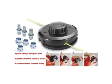 Pjovimo galvutė pusiauautomatinė 130mm pro  10x1.25z 004795