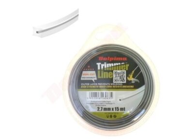 Pjovimo valas DUAL-CUT SQUARE 2,7MM/ 15M 003441