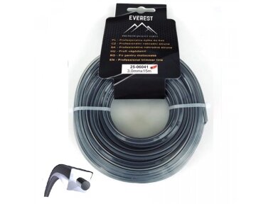 Pjovimo valas dual power line 3,00mm 15m 004850