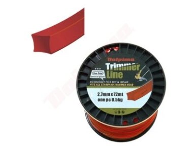 Pjovimo valas SQUARE 2,7MM/ 72M 003504