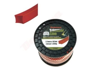 Pjovimo valas SQUARE 2,7MM/197M 003507