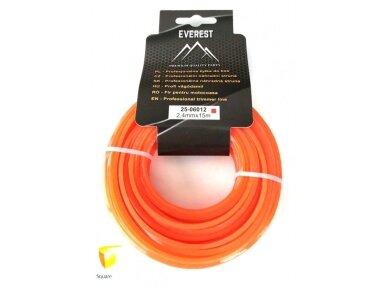 Pjovimo valas - storis 2,4mm 15m 004823