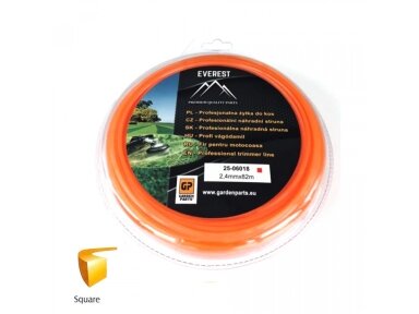 Pjovimo valas - storis 2,4mm 82m 004824