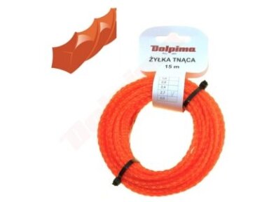 Pjovimo valas TWISTOP SQUARE 2,7MM/ 15M 003583