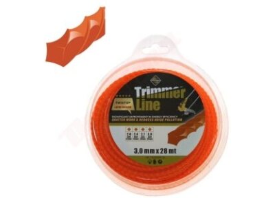 Pjovimo valas TWISTOP SQUARE 3,0MM/ 28M 003586