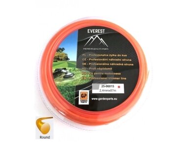 Pjovimo valas - storis 2,4mm 87m 004825 Pjovimo valas - storis 2,4mm 87m 004825
