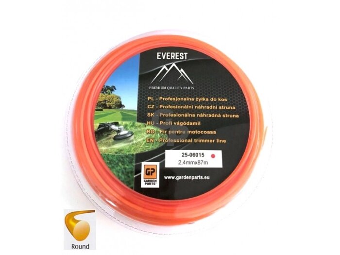 Pjovimo valas - storis 2,4mm 87m 004825 Pjovimo valas - storis 2,4mm 87m 004825