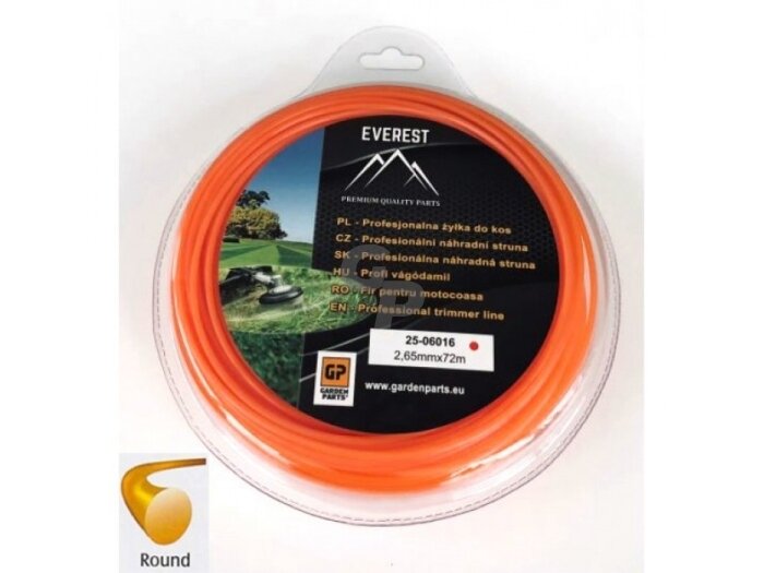 Pjovimo valas - storis 2,65mm 72m 004830 Pjovimo valas - storis 2,65mm 72m 004830