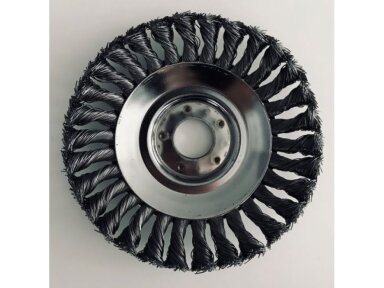 Plieninis piktžolių šepetys 15cm 004802