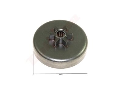 Sankabos būgnelis tinkanits HOMELITE  XL Mini 3/8" 6T ( 27958 ) 003780