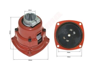 Sankabos korpusas su būgneliu tinkanits HUSQVARNA 143R2 ( 505 29 29-01 ) 010572