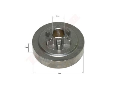 Sankabos būgnelis kiniško pjūklo 25cc 3/8'' 6T 010514 Sankabos būgnelis kiniško pjūklo 25cc 3/8'' 6T 010514