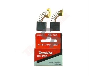 Šepetėliai tinkanits MAKITA CB-203 006898 Šepetėliai tinkanits MAKITA CB-203 006898