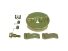 Starterio šuniuko komplektas honda gx160, gx240, gx270, gx340, gx390 metalinis 010122