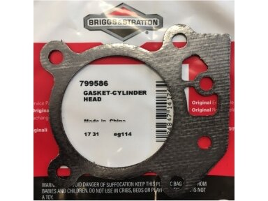 Tarpinė cilindro galvutės briggs&stratton seria 450 500 550 ohv 010195